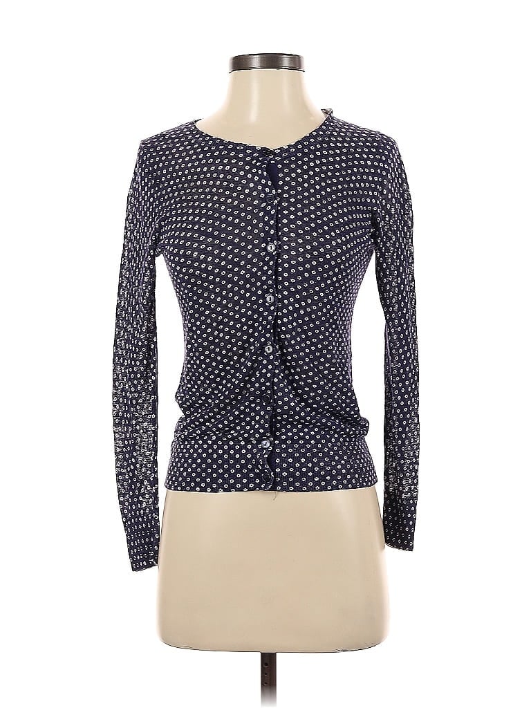 Pre-owned Ann Taylor Loft Long Sleeve Blouse In Blue