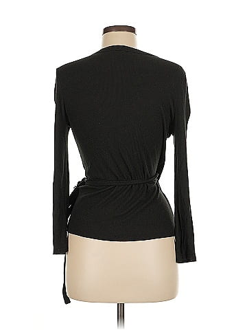 BCBGMAXAZRIA Black Long Sleeve Top Size M