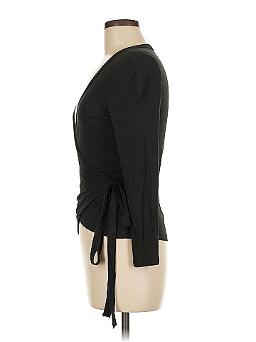 BCBGMAXAZRIA Black Long Sleeve Top Size M