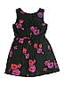 Gap Kids 100% Cotton Floral Black Dress Size 6 - 7 - photo 2