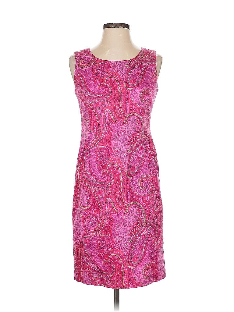 Pre-owned Jones New York Signature Cocktail Dress In Pink