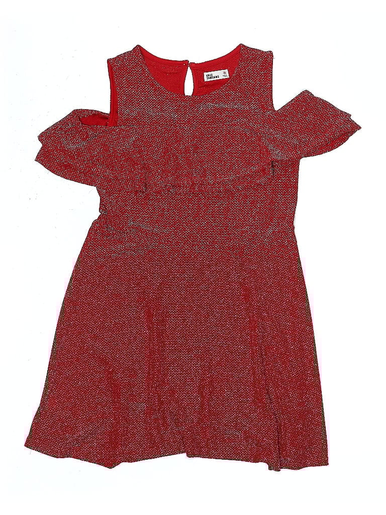 Pre-owned Assorted Brands Kids' Dress In Red