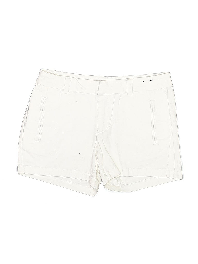 Pre-owned A.n.a. A New Approach Khaki Shorts In White