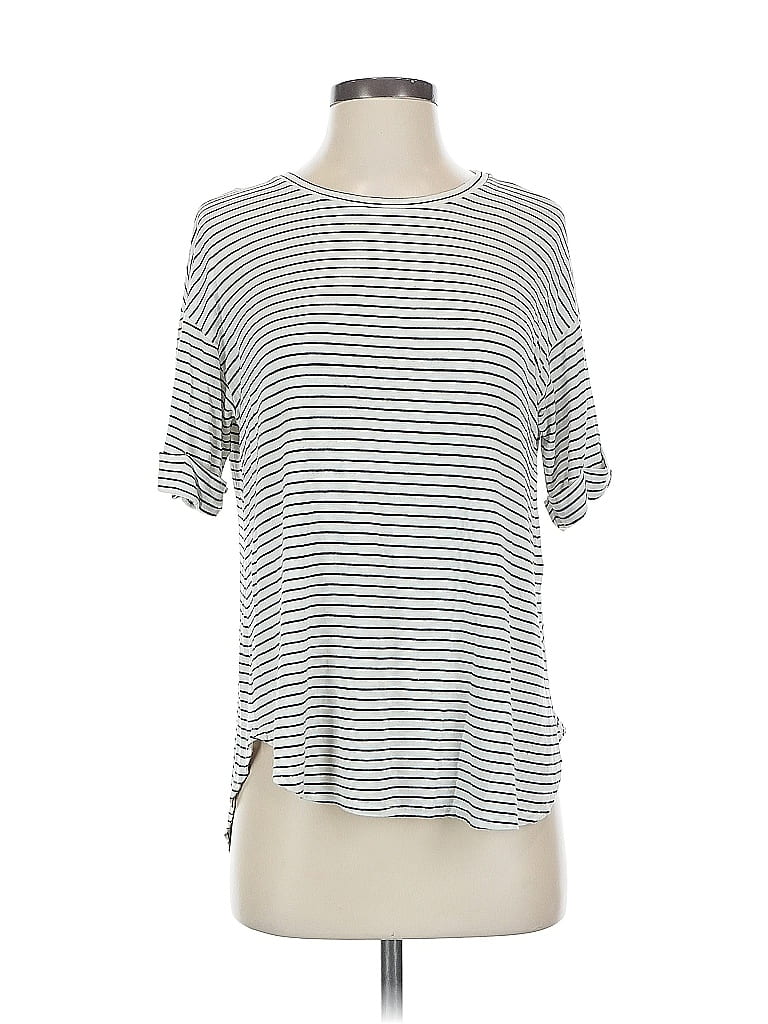 Pre-owned Olivia Moon Short Sleeve T-shirt In Silver