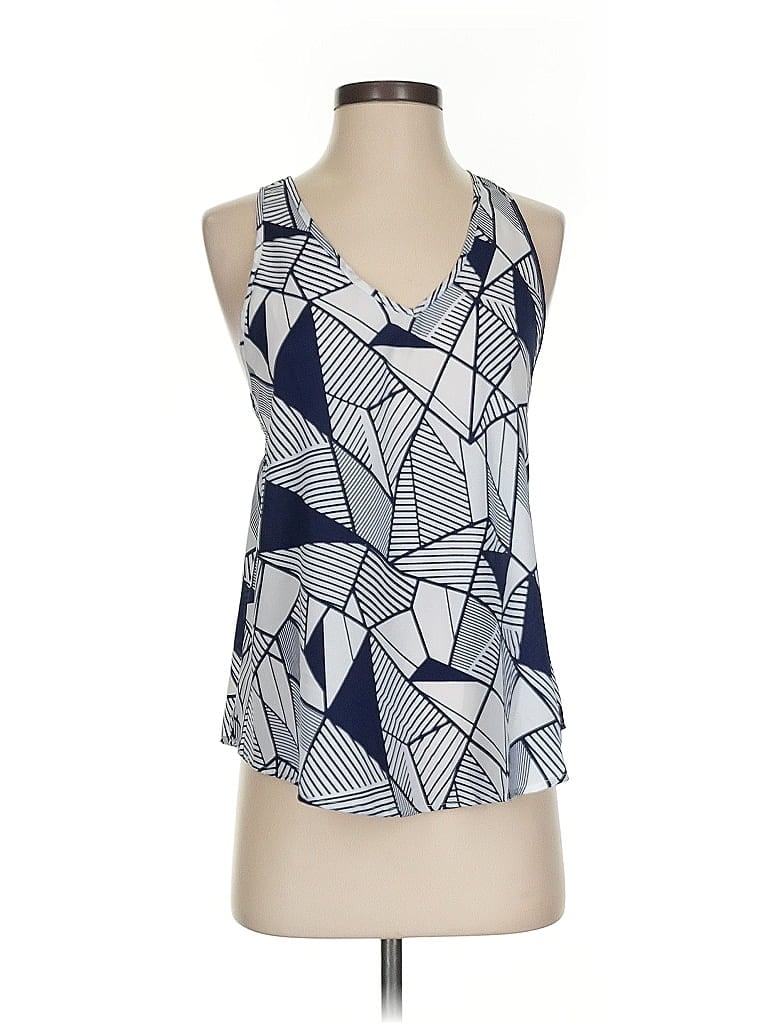 Pre-owned Ya Los Angeles Sleeveless Blouse In Blue