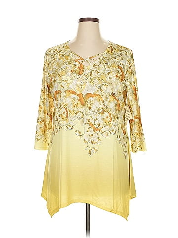One World 3/4 Sleeve Top (view 1)