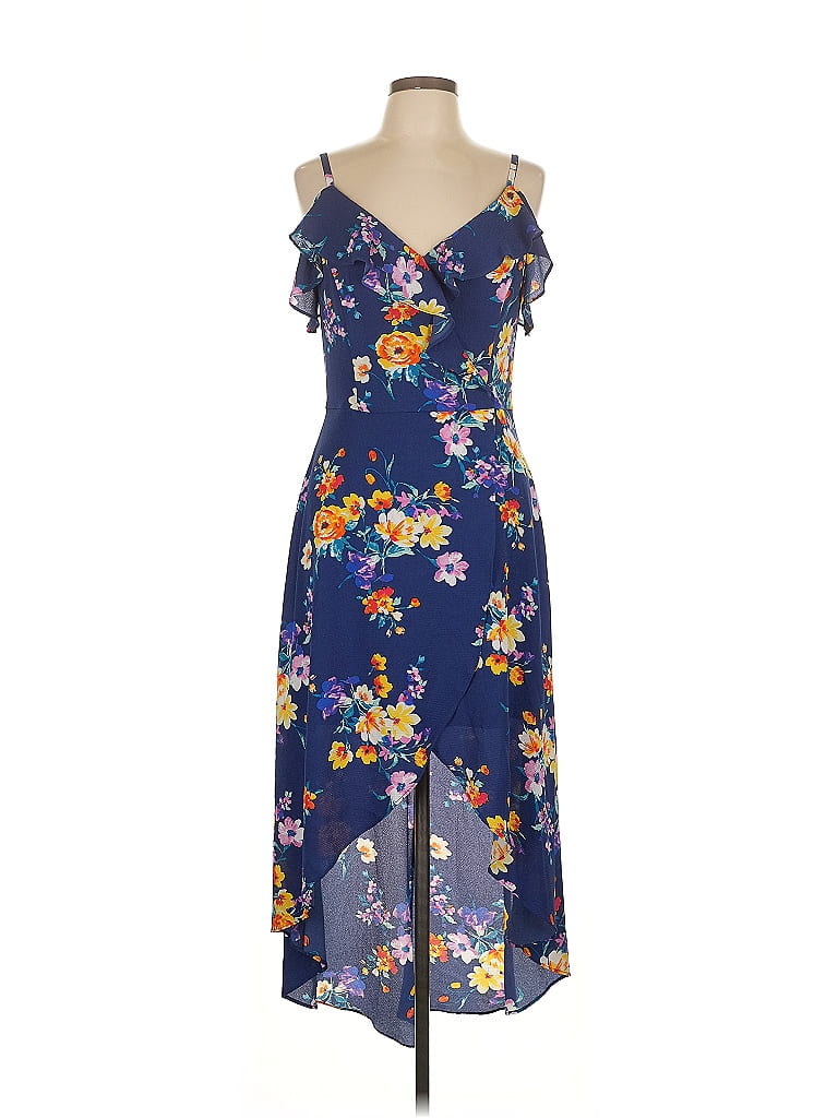 Pre-owned By & By Casual Dress In Blue