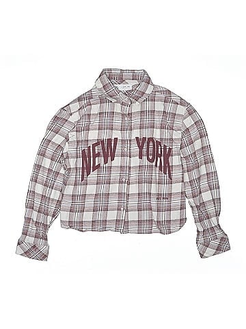 Zara Kids Long Sleeve Button-Down Shirt (view 1)