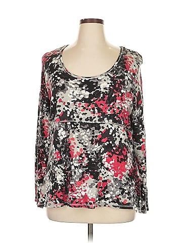 Liz Claiborne 3/4 Sleeve T-Shirt (view 1)