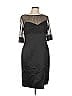 Tahari by ASL 100% Nylon Black Cocktail Dress Size 12 - photo 1