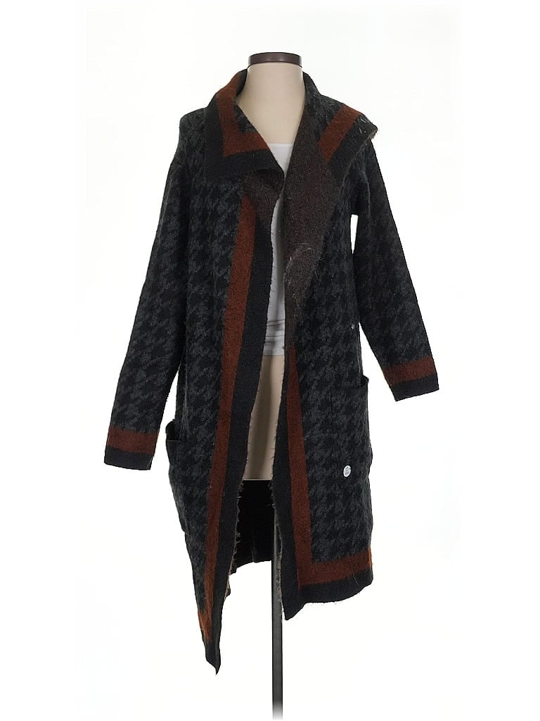 Pre-owned Max Studio Cardigan Sweater In Silver