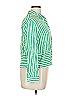 Jane and Delancey 100% Rayon Stripes Green Long Sleeve Blouse Size XL - photo 3