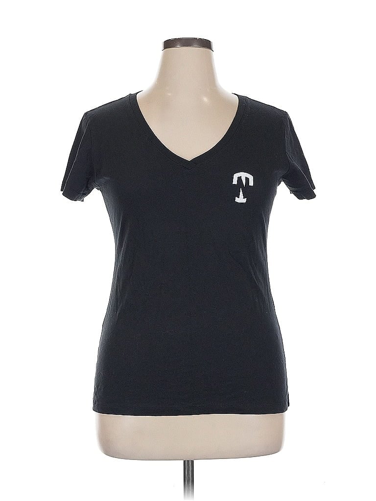 Pre-owned Assorted Brands Short Sleeve T-shirt In Black