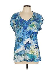 Jm Collection Short Sleeve Blouse