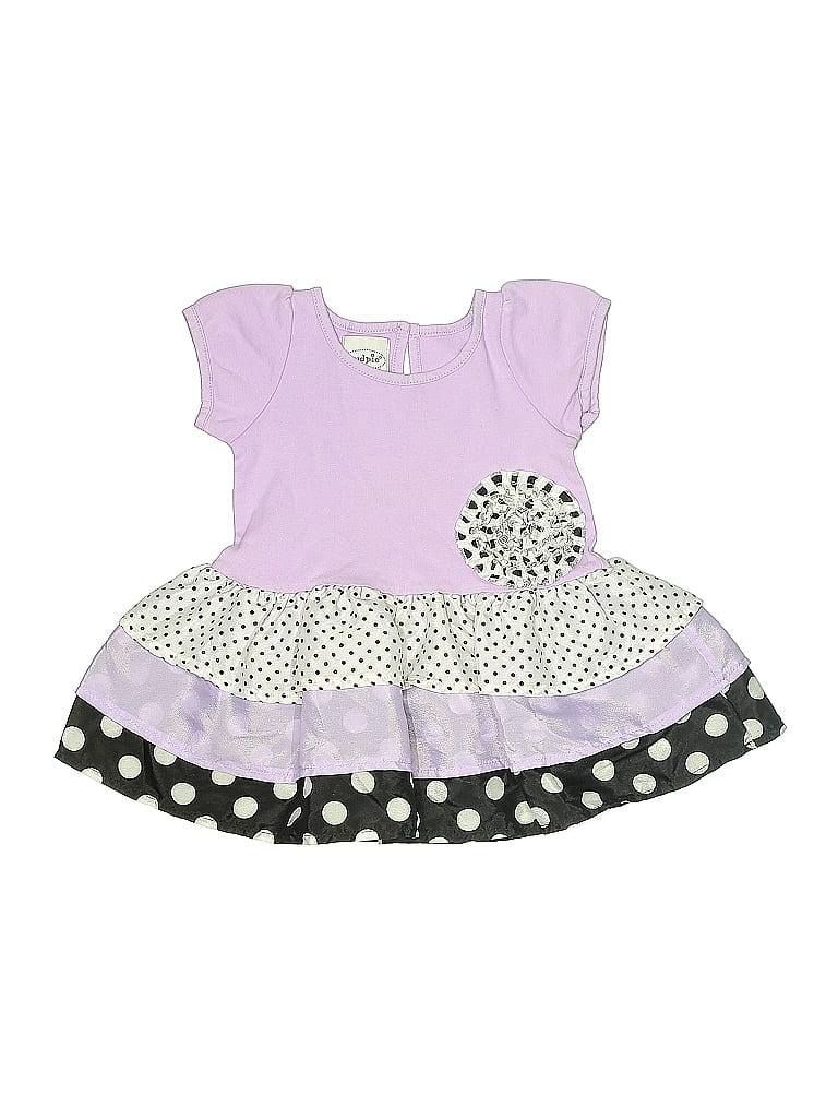 Pre-owned Mud Pie Kids' Dress In Purple