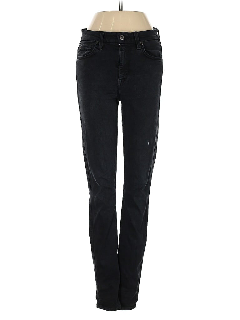 Pre-owned 7 For All Mankind Jeans In Black