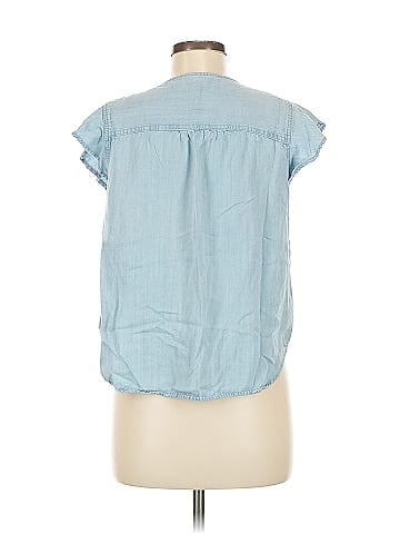 Velvet Heart Sleeveless Button-Down Shirt (view 2)