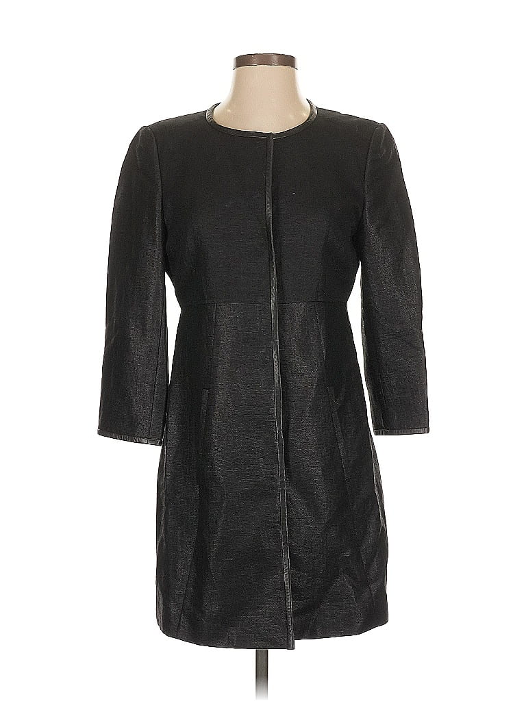 Pre-owned Elie Tahari Coat In Black