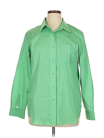 Foxcroft Long Sleeve Button-Down Shirt (view 1)