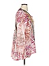 Style&Co 100% Polyester Pink 3/4 Sleeve Blouse Size XL - photo 3