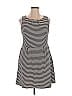Mary McFadden Stripes Black Casual Dress Size XL - photo 1