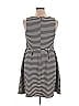 Mary McFadden Stripes Black Casual Dress Size XL - photo 2