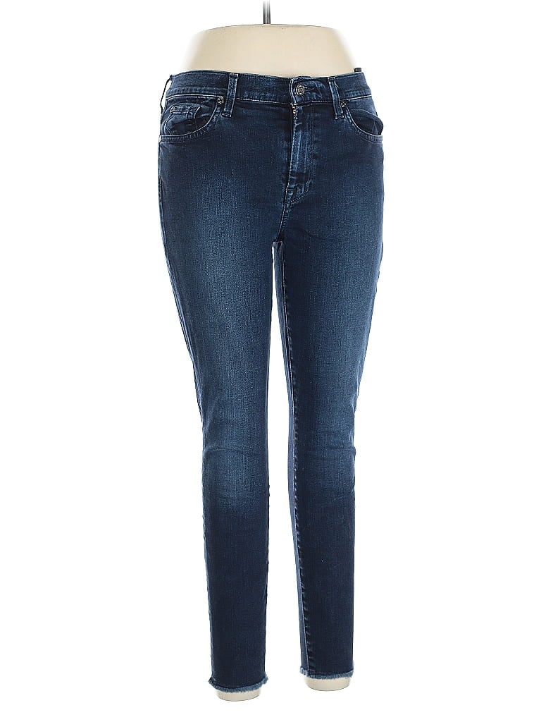 Pre-owned 7 For All Mankind Jeans In Blue