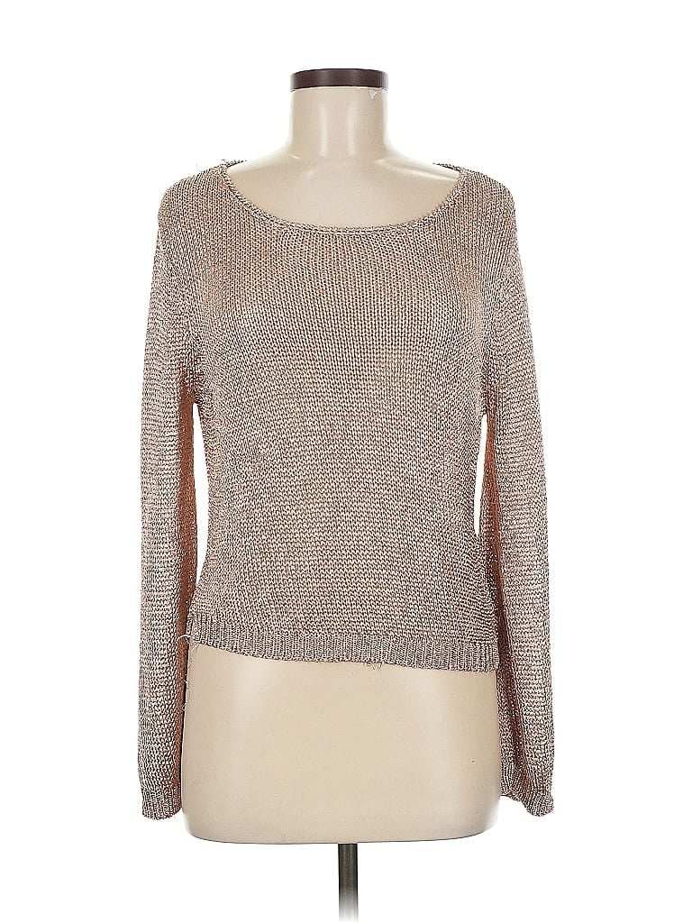 Topshop Brown Long Sleeve Top Size 8 - photo 1