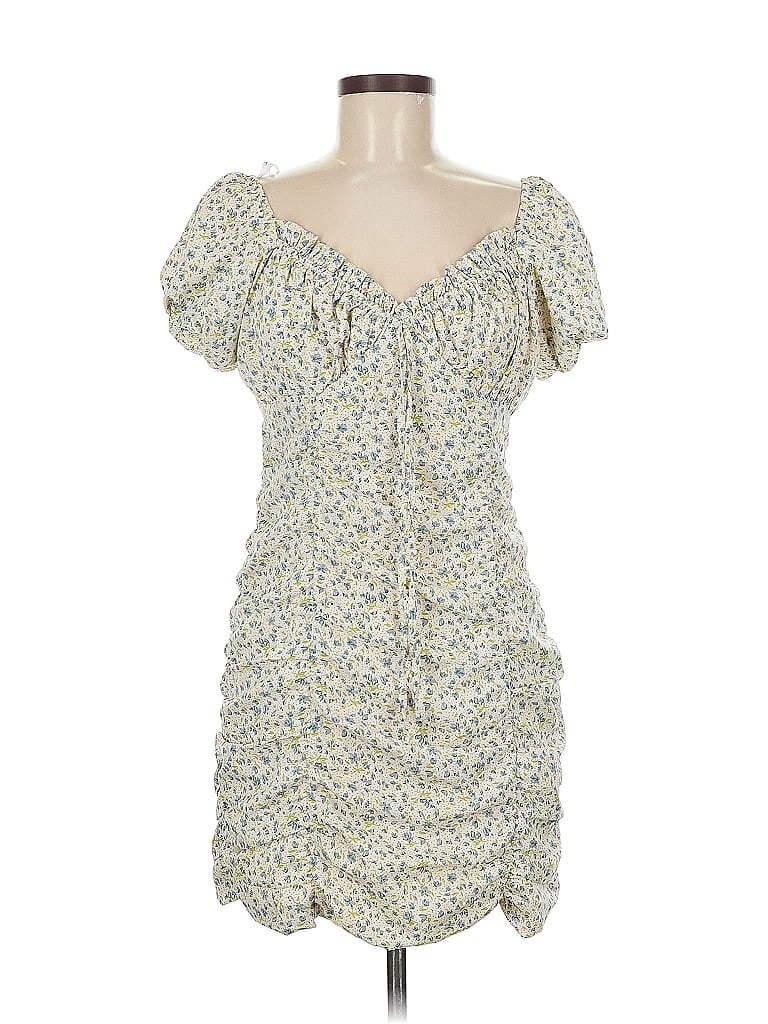 Lulus 100% Polyester Ivory Casual Dress Size M - photo 1