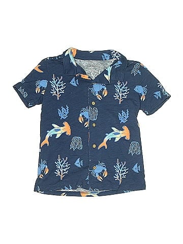 Carter's Short Sleeve Button-Down Shirt (view 1)