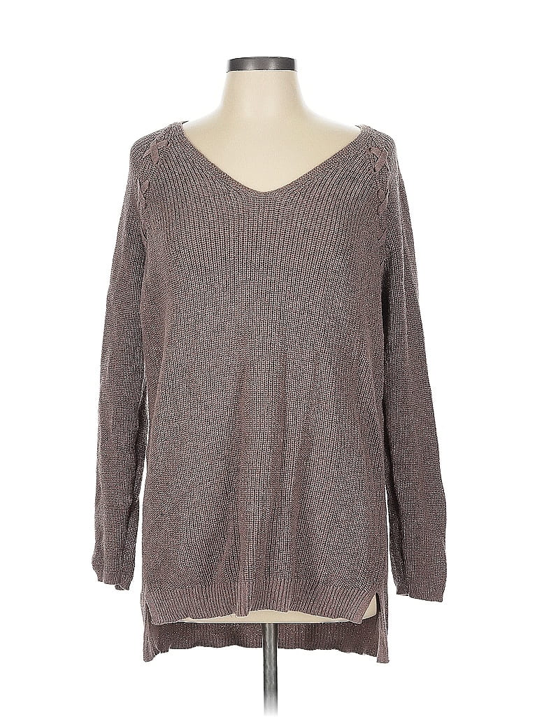 Pre-owned A.n.a. A New Approach Pullover Sweater In Brown