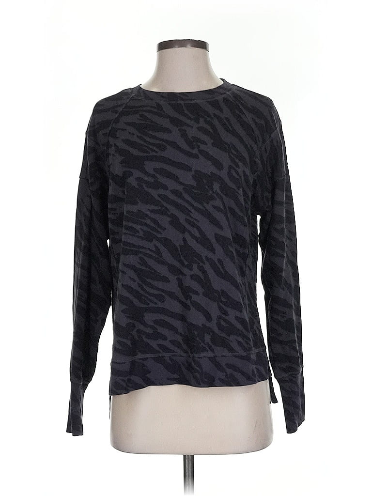 Pre-owned Sweaty Betty Pullover Sweater In Black