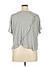 Eri + Ali 100% Linen Gray Short Sleeve T-Shirt Size XL - photo 2