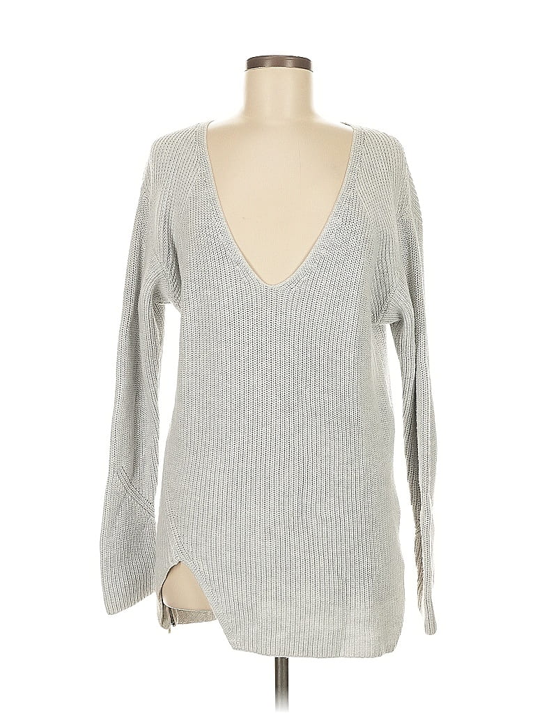 Pre-owned Cabi Pullover Sweater In Gray