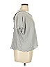 Eri + Ali 100% Linen Gray Short Sleeve T-Shirt Size XL - photo 3
