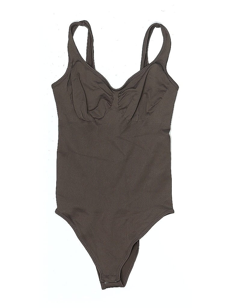 Pre-owned Unbranded Bodysuit In Brown