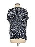 Ellen Tracy Blue Short Sleeve Blouse Size 8 (estimated) - photo 2