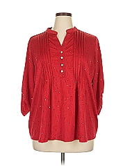 Notations 3/4 Sleeve Blouse