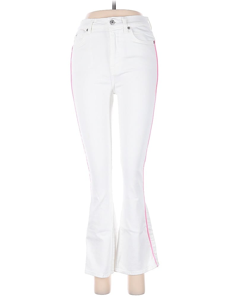 7 FOR ALL MANKIND Pre-owned Jeans In White