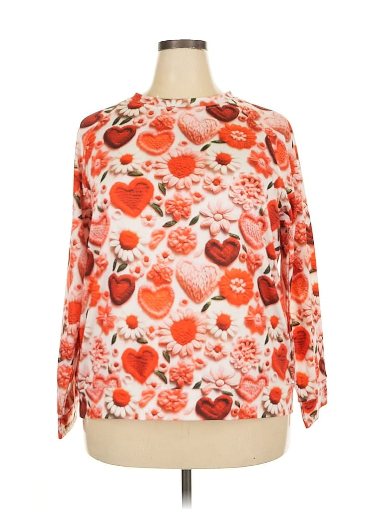 UNBRANDED Pre-owned Long Sleeve Blouse In Orange