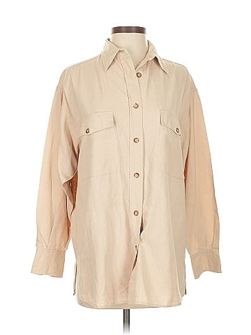 No 4 EXP Jeans 3/4 Sleeve Silk Top (view 1)