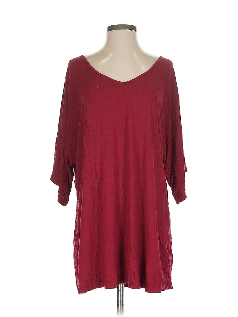 Pre-owned Ekouaer Casual Dress In Burgundy