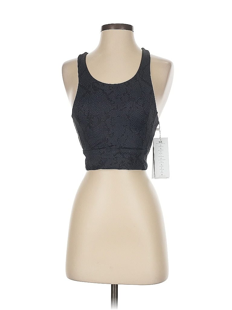 Pre-owned Allfenix Tank Top Black Halter Neckline Tops