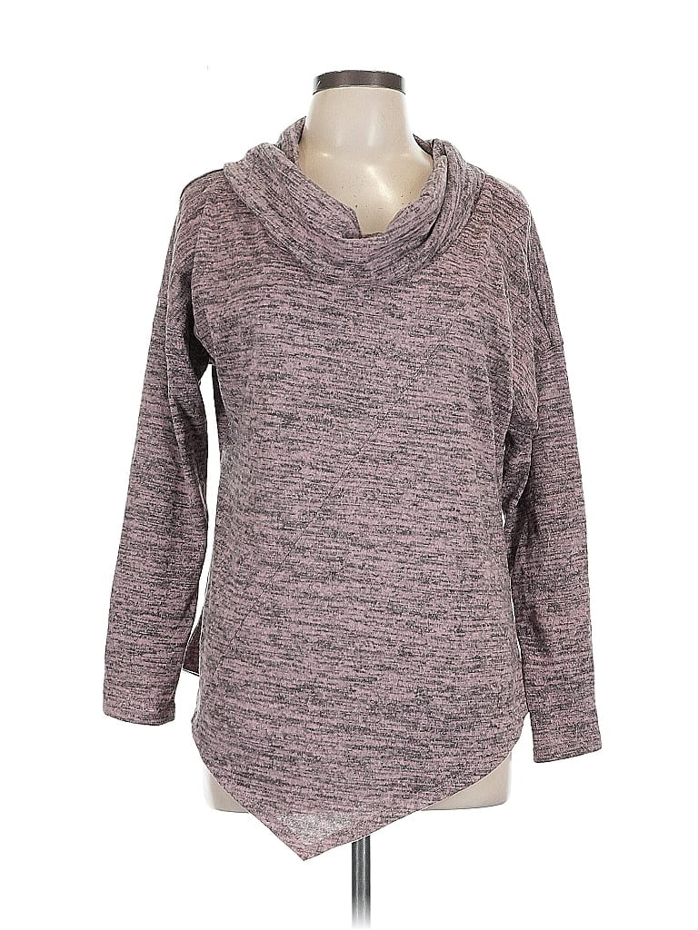 Pre-owned Perseption Concept Pullover Sweater In Burgundy