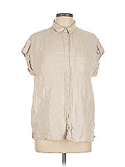 Lord & Taylor Sleeveless Button Down Shirt