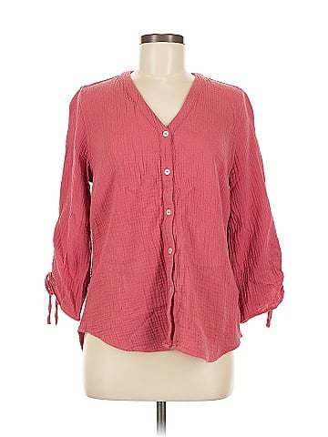 Foxcroft 3/4 Sleeve Blouse (view 1)