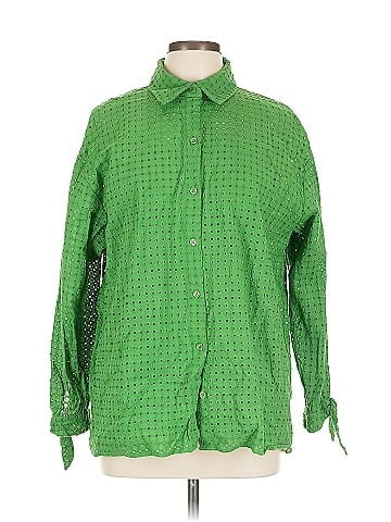 Scoop Long Sleeve Blouse (view 1)