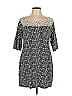 Max Studio Tweed Gray Casual Dress Size L - photo 1