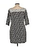 Max Studio Tweed Gray Casual Dress Size L - photo 2