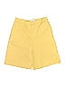 Max Mara Solid Yellow Shorts Size 10 - photo 1